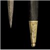 Image 5 : DAGGER Nineteenth Century. Sturdy blade a rhomboid