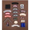 Image 3 : 20 BRITISH MILITARY PATCHES-REG,, PARATROOPER,BORDER GD