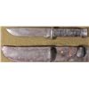 Image 1 : WWII US CATTARAUGUS 225Q COMBAT FIGHTING KNIFE W/SHEATH