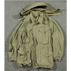 WWII U.S.M-1943 FIELD JACKET & HOOD-OD