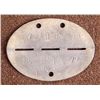 Image 1 : NAZI WEHRMACHT ORIG DOGTAG-6TH DIVISION-73RD ALR