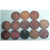 Image 2 : 13 Old Chinese Coins Early 1900s, Tai Ching Copper