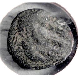 Septimius Severus Abgar VIII Roman 2 Head Ancient Coin