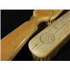 Image 3 : 2 Pc Antique Ivory Handle Brush Set for Polishing