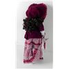 Image 3 : Bisque Girl Doll 19th Cent in Velvet Stripes 18 In.