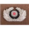 Image 1 : EARLY ORIGINAL NAZI WEHRMACHT VISOR WREATH AND COCKADE