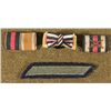 Image 1 : FOUR NAZI RIBBON BARS & LAPEL RIBBIN-1 STRIPE-ORIGINAL