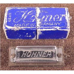 PRE-WWII GERMAN MINI HOHNER HARMONICA W/BOX