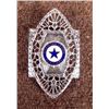 Image 1 : WWII AMERICAN LEGION WOMEN'S AUXILIARY BROOCH W/FILEGRE