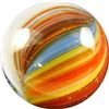 Image 4 : Marbles: Lot 19. Akro Agate. Sparkler. 5/8". Mint 9.8.
