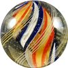 Image 1 : Marbles: Lot 28. Swirl. Divided Core. 1-3/8". Polished.