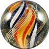 Image 2 : Marbles: Lot 28. Swirl. Divided Core. 1-3/8". Polished.