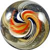 Image 4 : Marbles: Lot 28. Swirl. Divided Core. 1-3/8". Polished.