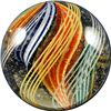 Marbles: Lot 34. Swirl. Divided Core. 1-7/16". Polished.
