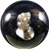 Image 3 : Marbles: Lot 37. Sulphide. Seated Cat. 1-13/16". Mint- 9.1.