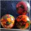 Marbles: Lot 46. 3 Polymer Marbles.