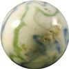 Marbles: Lot 48. Non-Glass Handmade. Glazed Lined Crockery. 3/4". NM+ 8.9.