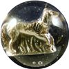 Image 2 : Marbles: Lot 63. Sulphide. Running Dog. 1-1/2". Polished.
