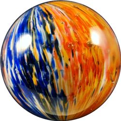 Marbles: Lot 65. End of Day. 4-Panel Onionskin. 1-1/16". Polished.