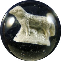 Marbles: Lot 66. Sulphide. Ram. 1-1/2". Polished.