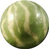 Image 1 : Marbles: Lot 69. Non-Glass Handmade. Lined Crockery. 3/4". Mint- 9.1