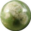 Image 3 : Marbles: Lot 69. Non-Glass Handmade. Lined Crockery. 3/4". Mint- 9.1