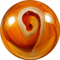 Marbles: Lot 71. M.F. Christensen. Slag. 1-3/16". NM+ 8.9