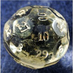 Marbles: Lot 72. Fortune Telling Marble. 1-1/16". Mint 9.9.