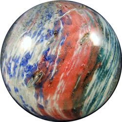 Marbles: Lot 74. 4-Panel Onionskin. 27/32". Mint 9.6.
