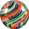 Image 4 : Marbles: Lot 79. Swirl. Solid Core. 3-Layer Jelly Core. 25/32". NM+ 8.9.