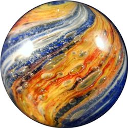 Marbles: Lot 80. 4-Panel Onionskin. 27/32". NM+ 8.9.