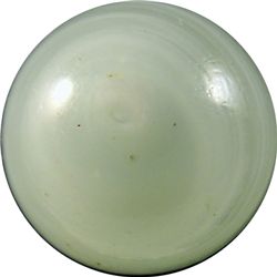 Marbles: Lot 81. Transition. Ground Pontil. 27/32". Mint 9.8.