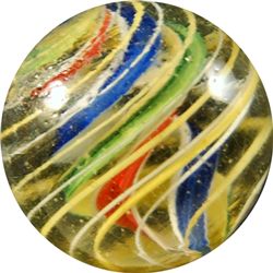 Marbles: Lot 82. Swirl. Divided Core. 7/8". Mint 9.9.