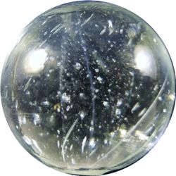Marbles: Lot 83. Handmade Clearie. 1-1/16". Mint- 9.1.