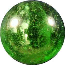 Marbles: Lot 94. Mica. Green. 9/16". Mint 9.6.