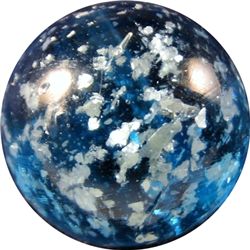 Marbles: Lot 99. Mica. Aqua. 13/16". NM+ 8.9.