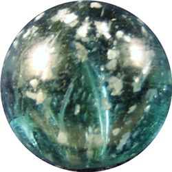 Marbles: Lot 102. Mica. Aqua. 5/8". Mint- 9.0.