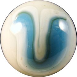 Marbles: Lot 103. Vitro Agate. V Patch. 15/16". NM+ 8.9.