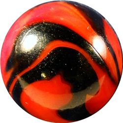 Marbles: Lot 105. Peltier Glass. NLR Wasp. 19/32". Mint 9.9.