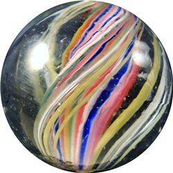 Marbles: Lot 108. Swirl. Divided Core. 31/32". Mint- 9.1.