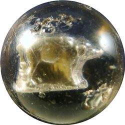 Marbles: Lot 111. Sulphide. Pig. 1-9/16". NM- 8.1.