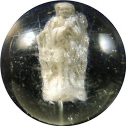 Marbles: Lot 113. Sulphide. Praying Angel. 1-3/8". NM+ 8.7