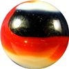 Image 3 : Marbles: Lot 121. Akro Agate. Corkscrew. Indian Blanket. 11/16". Mint 9.7.