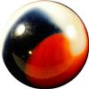 Image 4 : Marbles: Lot 121. Akro Agate. Corkscrew. Indian Blanket. 11/16". Mint 9.7.
