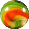 Image 1 : Marbles: Lot 126. Akro Agate. Popeye Corkscrew. Hybrid. 21/32". Mint- 9.2.
