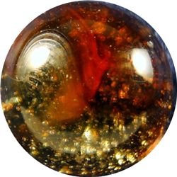 Marbles: Lot 134. Akro Agate. Experimental Swirl. 11/16". Mint(-) 9.0.