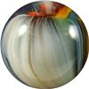 Image 2 : Marbles: Lot 140. Akro Agate. Sparkler. 5/8". Mint 9.9.