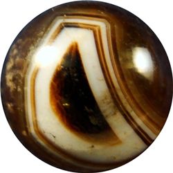 Marbles: Lot 148. Antique Handcut Agate. 19/32". Mint- 9.0.