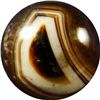 Image 1 : Marbles: Lot 148. Antique Handcut Agate. 19/32". Mint- 9.0.
