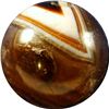 Image 2 : Marbles: Lot 148. Antique Handcut Agate. 19/32". Mint- 9.0.